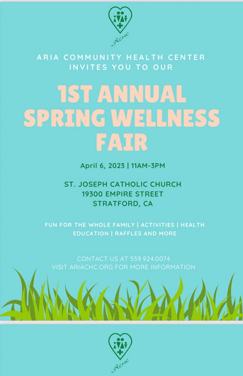 Aria Health Center holds 1st Annual Spring Wellness Fair in Stratford